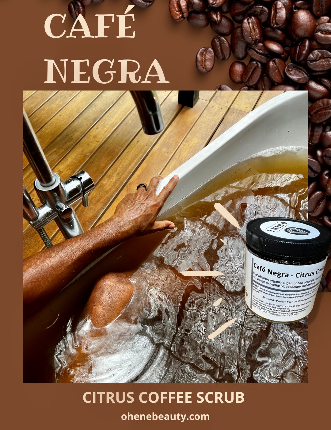 Café Negra - Citrus Coffee Scrub