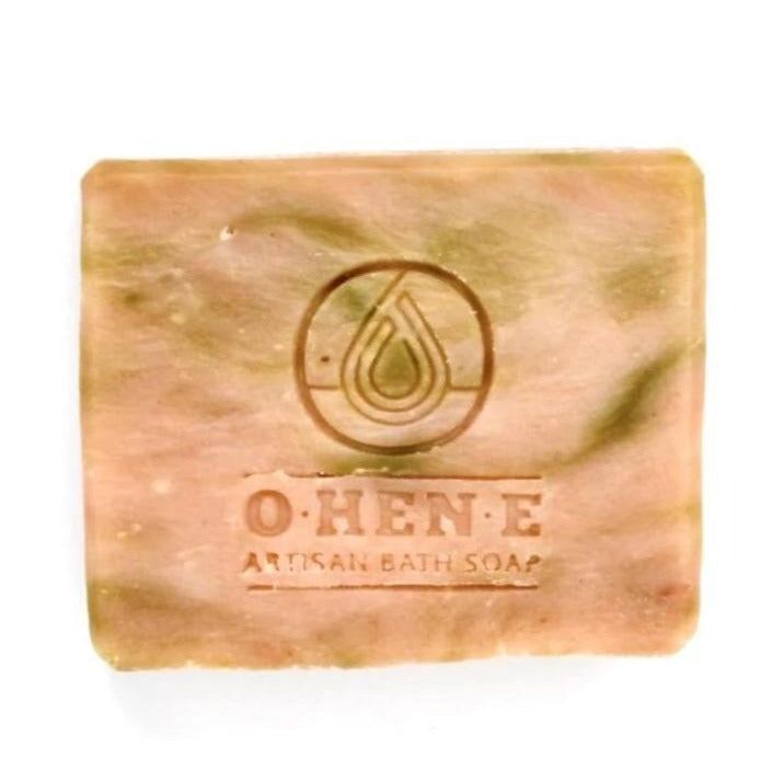 Handmade soap made with a 100% plant-based of oils and botanicals, aloe, spirulina and french pink clay. This soap will detoxify your skin surface thereby prevent acne breakouts. This soap also gently exfoliates the skin surface.